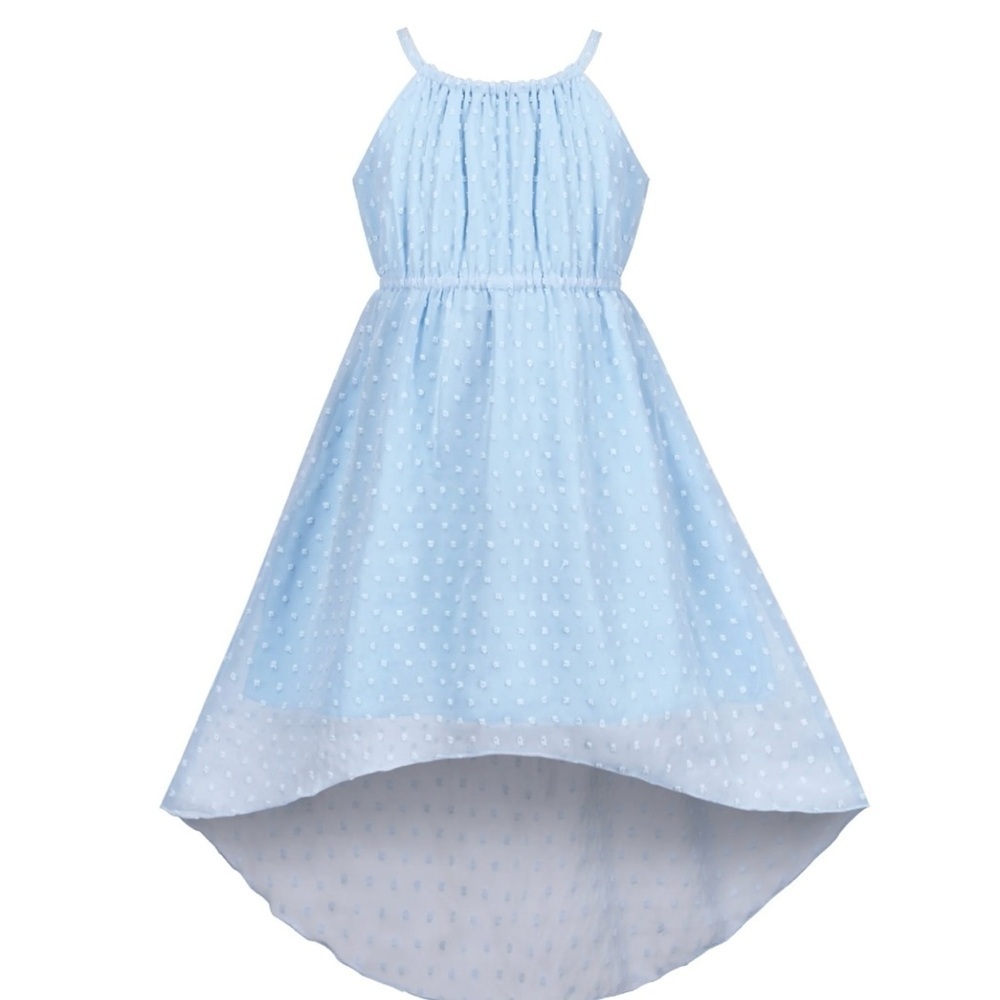 Girls light  Blue Kids Dress- size 6